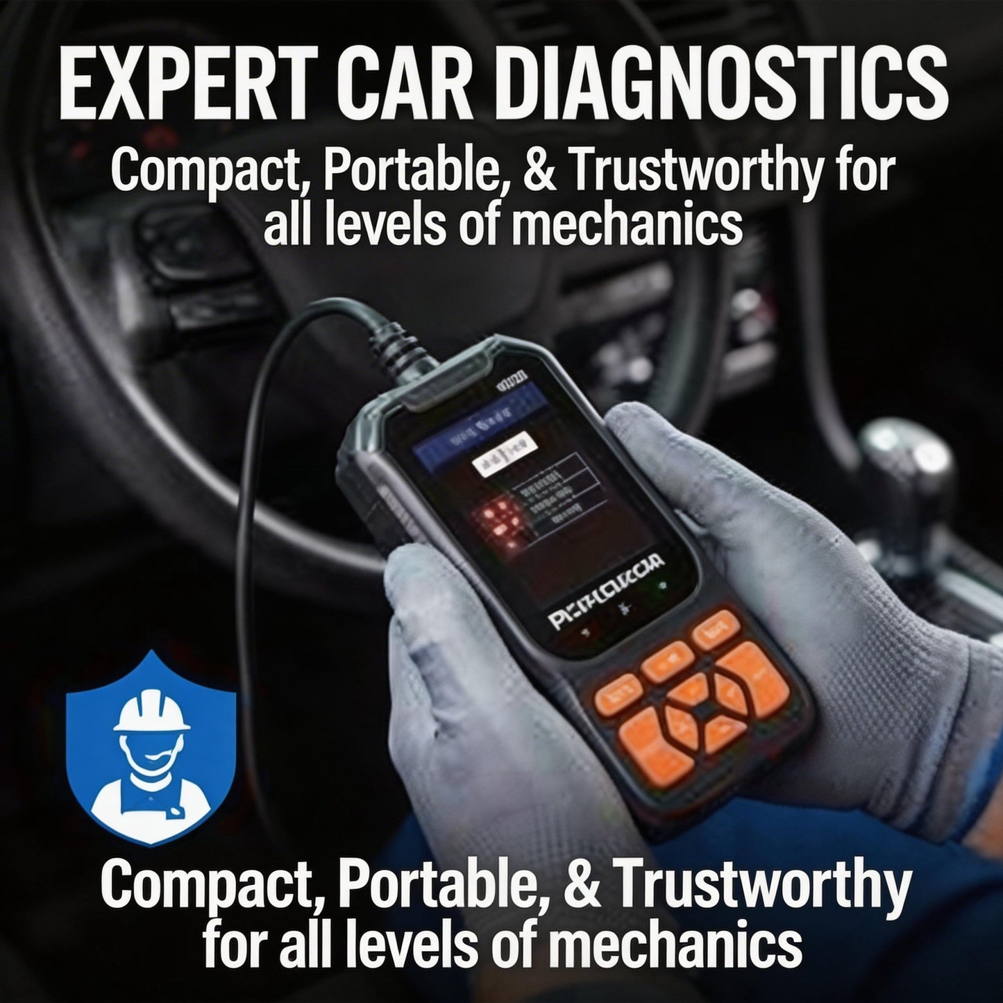 OBD2 Scanner Live Data Professional Mechanic OBDII Diagnostic Code Reader Tool For Check Engine Light Cloud Printing Daul UI Mode