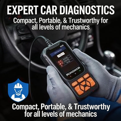 OBD2 Scanner Live Data Professional Mechanic OBDII Diagnostic Code Reader Tool For Check Engine Light Cloud Printing Daul UI Mode