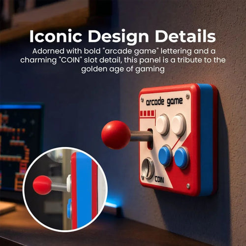 🎁Only $16.99 This Week🕹️ Retro Arcade Game Wall Switch Panel