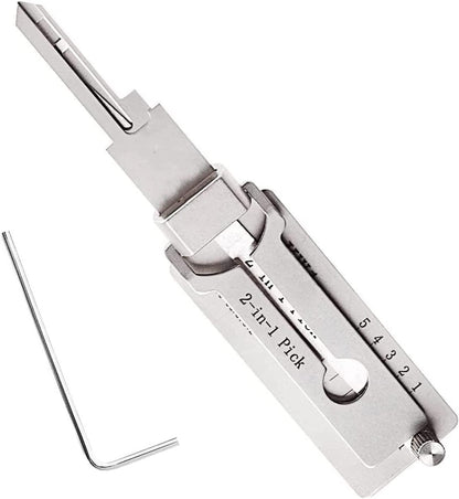 Stainless Steel Key Decoder - Professional Locksmith Tool