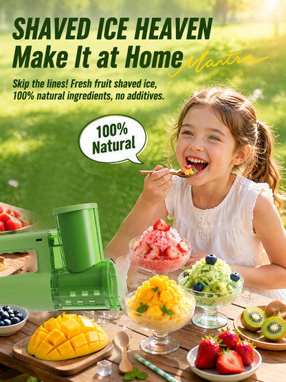 🚀 Wireless Ice Shaver: 3s to snow cones, No more bulky blenders!