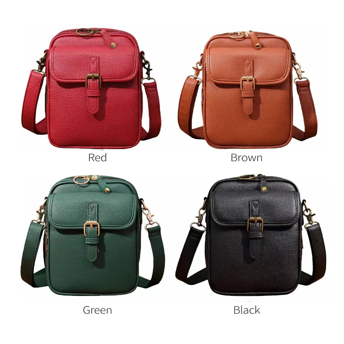 🔥Crossbody Leather RFID Bag