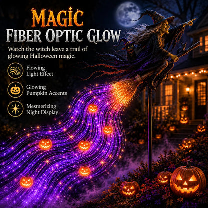 Last Day 50% OFF - Witch’s Magic Trail™ ✨ Solar Fiber Optic Yard Light