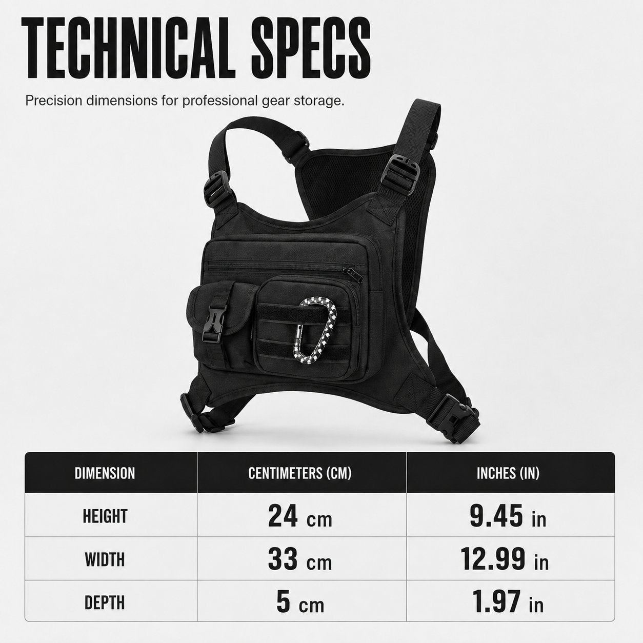 🔥 Last Day 57% OFF - 🎒 Tactical Gear on Your Chest – Quick Access, Zero Bounce, Full Freedom! ⚡