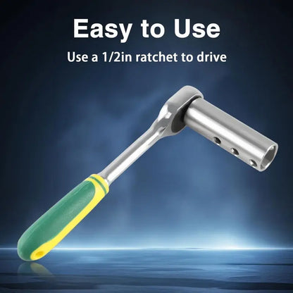🛠️⚡ Trailer jack drill adapter, compatible with 1-inch drive shaft, Turbo