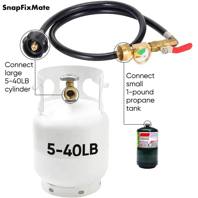 🔥🎁🔥36 Inch Propane Gas Tank Adapter Connector