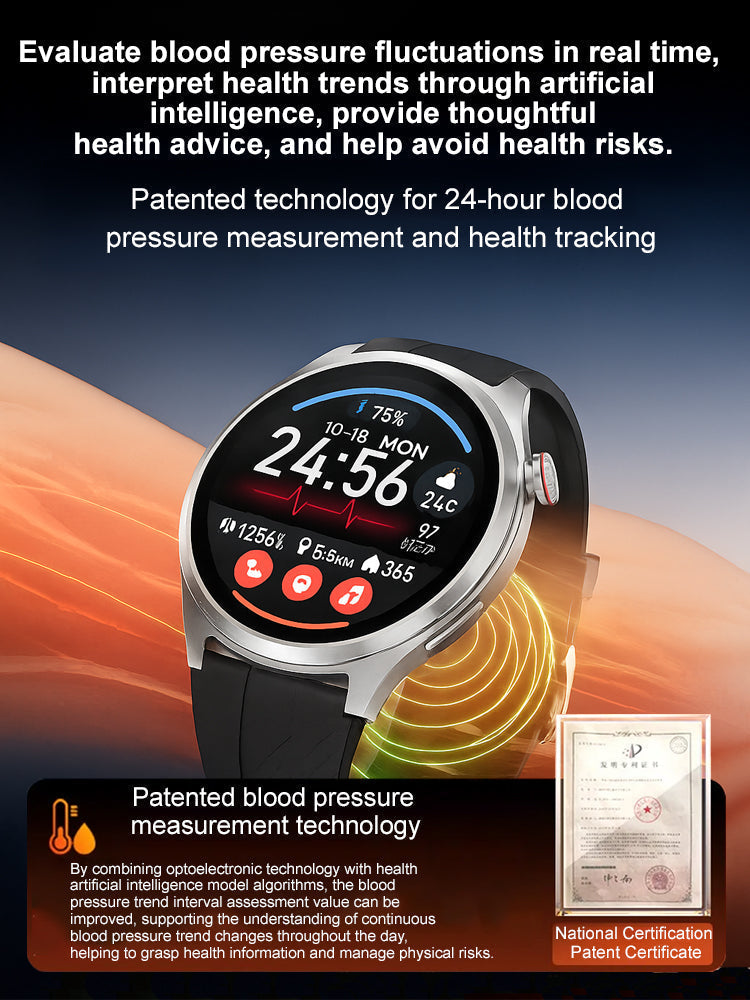 🔥Limited Time 50% OFF❤️Flagship Smartwatch for Health Protection, 24/7 Health Data Center🥰