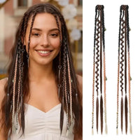 Dark Chocolate Brown with Copper Mixed-16INCH