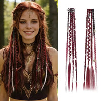 Burgundy & White-16INCH