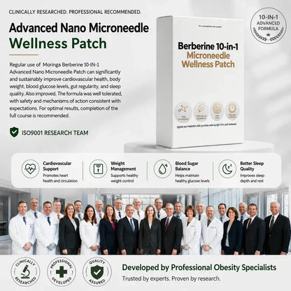 🔥 Berberine 10-in-1 Micro-Tip Wellness Patch – Advanced Transdermal Support