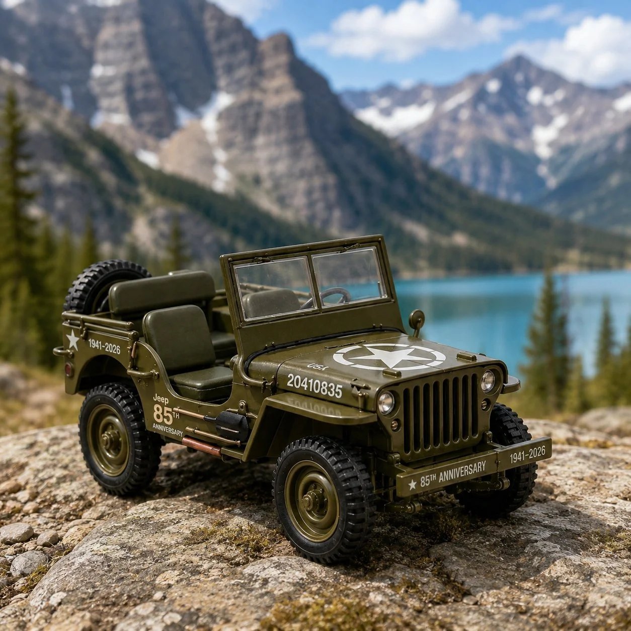 🗺️Classic Vintage Off‐Road Replica | A Treasured Keepsake For Every Car Lover