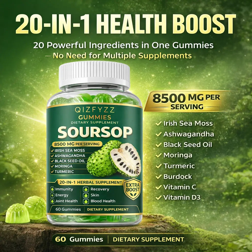 Soursop Gummies 20-in-1 Herbal Complex Capsules