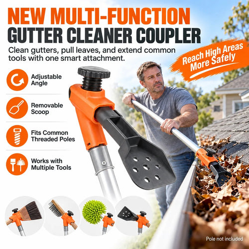 Multi-Functional Gutter Cleaner Tool