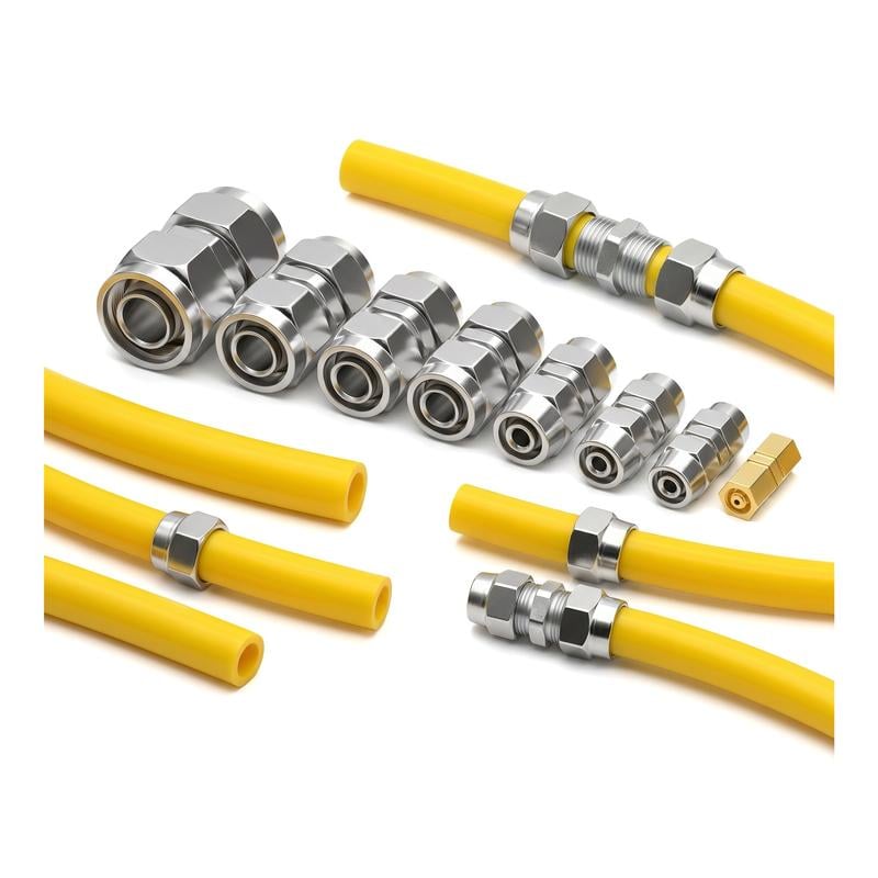🔥 Heavy Duty Truck Air Line Connectors 🚛 | Push-in Pneumatic Fittings for High Temperature Tubing (4-16mm)