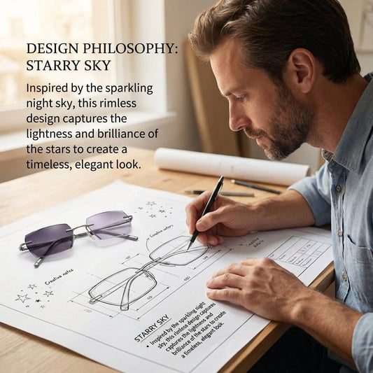 [Co-Created by Designers]Gypsophila Smart Zoom and Color-Changing Reading Glasses