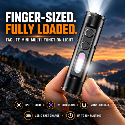 🔋✨ Rechargeable Magnetic Mini Keychain Flashlight! Palm-sized ×500 lumens of strong light ✨
