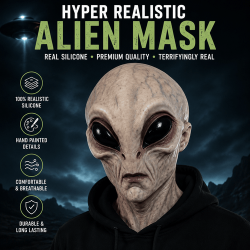 🎁Buy 2 Save 10% OFF🔥Lifelike Alien Silicone Mask