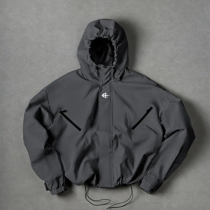 🔥Menswear Stylish Futuristic Techwear Windbreaker Coat