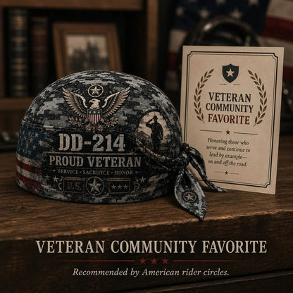 ⚡️Flash Sale 49% OFF - DD-214 Proud Veteran Riding Headwrap Cap