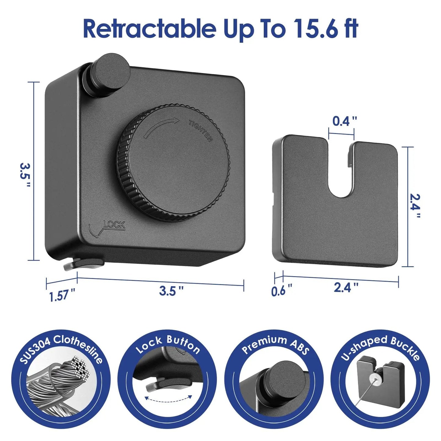 Adjustable Retractable Laundry Drying Rack