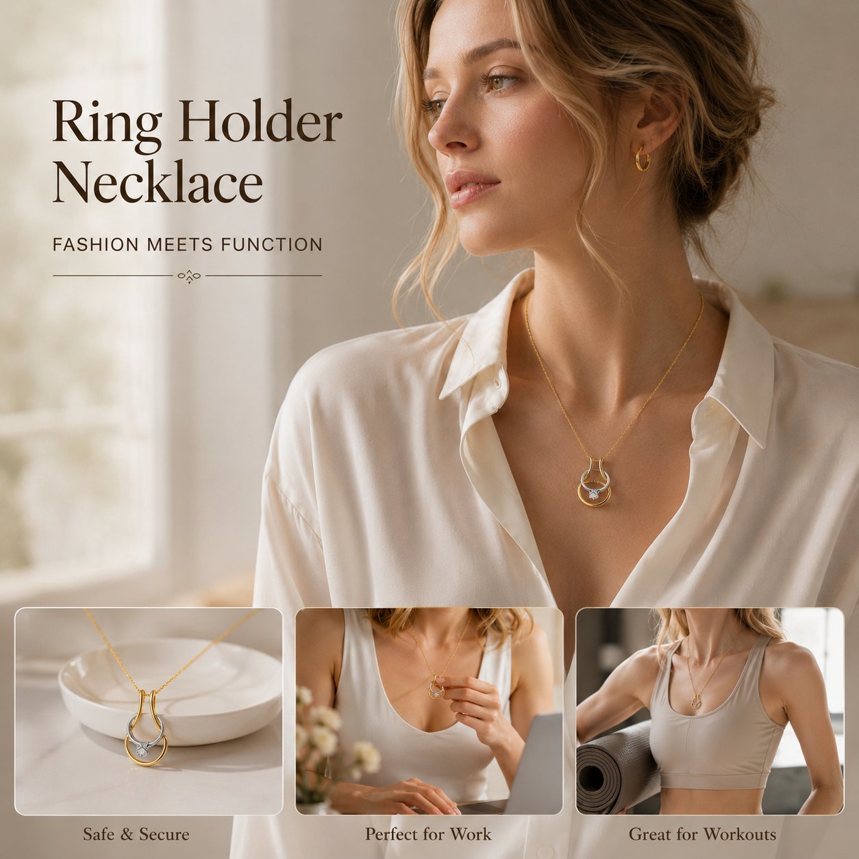✨ Ring Holder Necklace