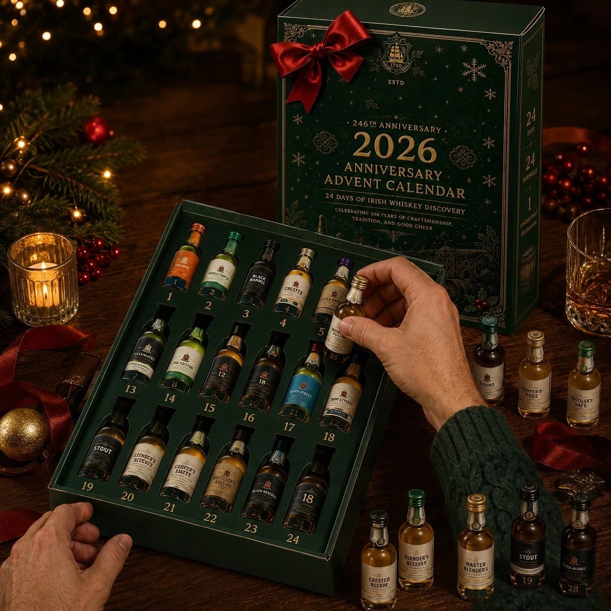 2026 246th Anniversary Advent Calendar📅24 DAYS OF IRISH WHISKEY DISCOVERY