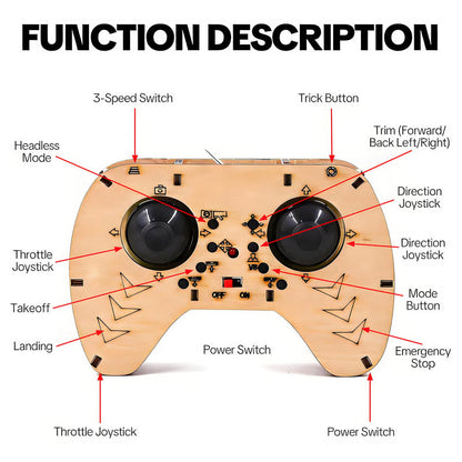 🎁🔥🧩 DIY Wooden Drone Building Kit 🚁