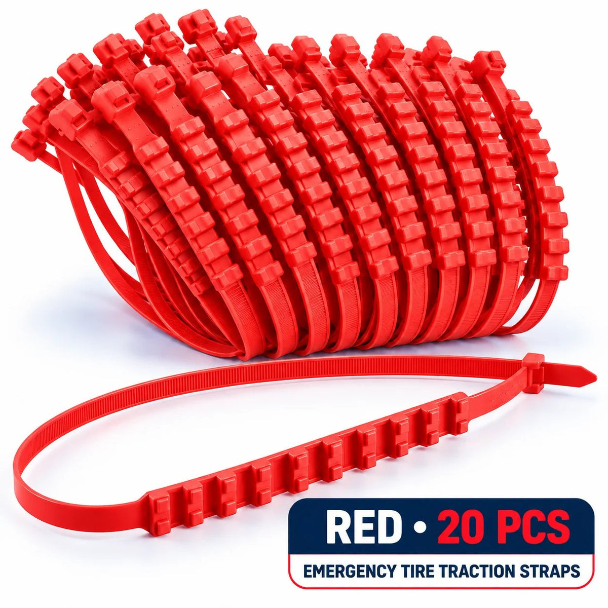Emergency Tire Traction Straps – Quick-Install Grip for Snow, Ice & Mud