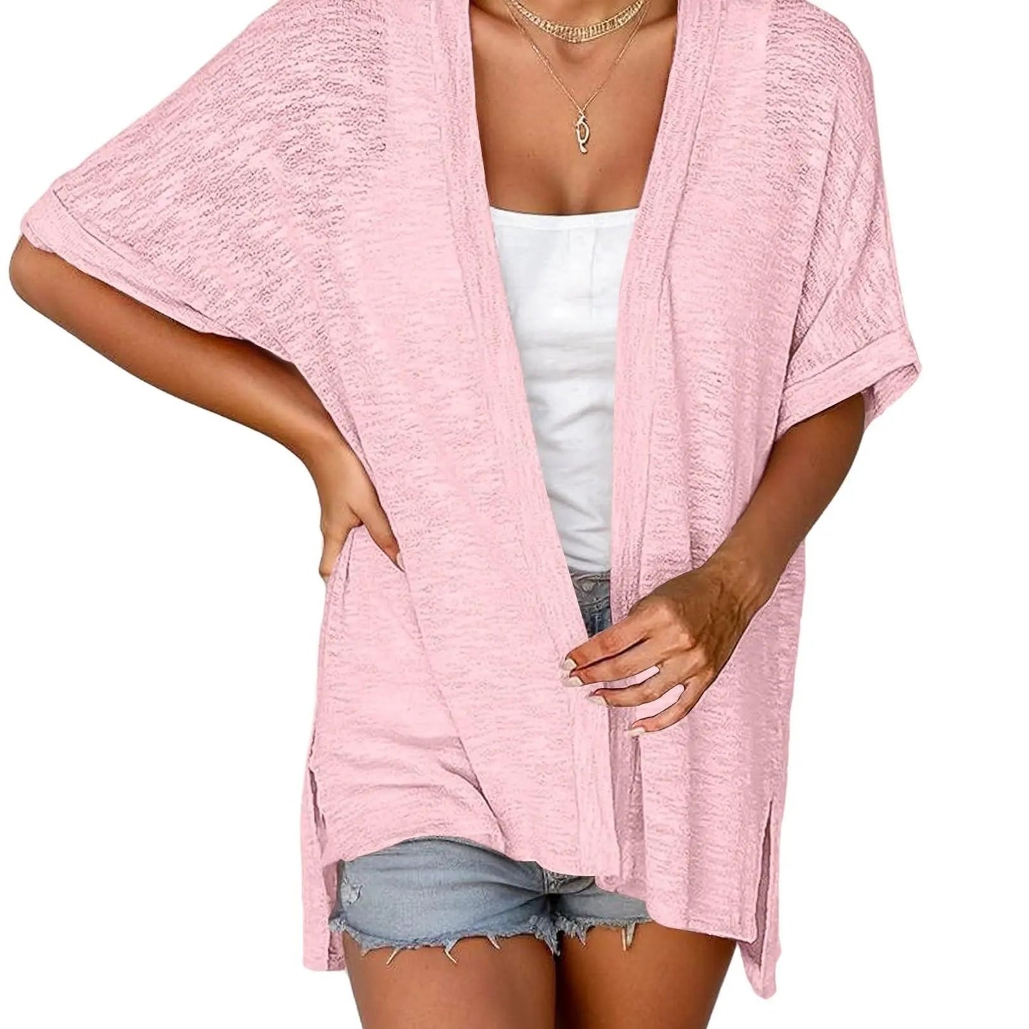 Womens Lightweight Cardigan 2026 Summer Short Sleeve