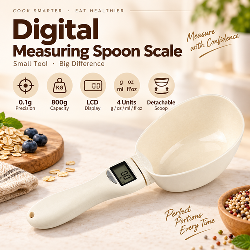 🥣 Hand‐Held Food Weighing Spoon