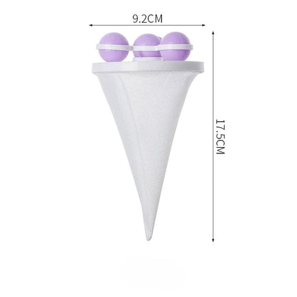🧺 BUY 1 GET 1 FREE! 🧼 - 👚Floating Lint & Hair CatcherCatches Hair & Lint, Reusable & Protects Washing Machine/Drain 🚿