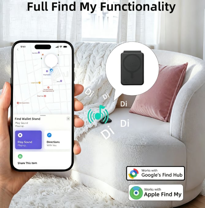 🧲 Anti-Lost Smart Magnetic Card Wallet