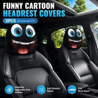CARTOON HEADREST COVERS(2PCS)