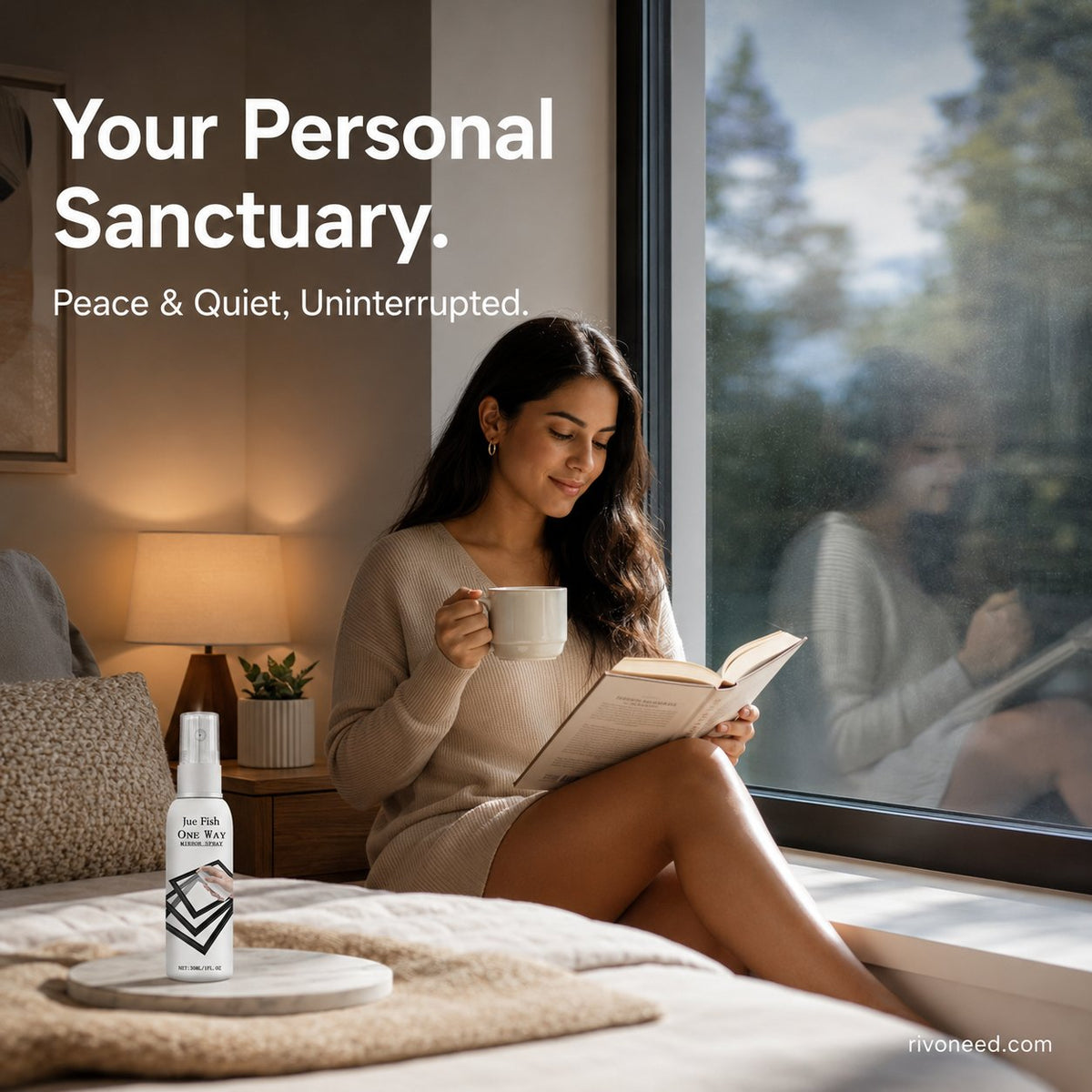 49% OFF Reflective Window Spray | One-Way Mirror Privacy Shield for Home & Car