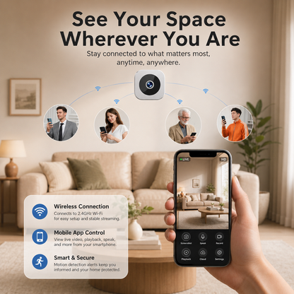 1080P Mini WiFi Security Camera