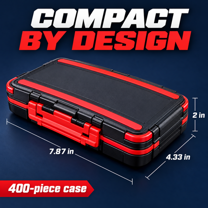 Freshwater Fishing Tackle Kit with Organizer — 265 / 400 Pieces