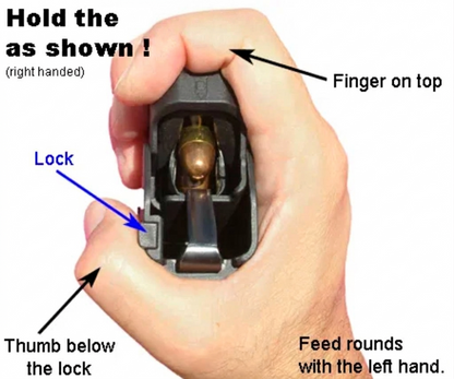 Universal Pistol Mag Speed Loader Unloader | 9mm to 45ACP