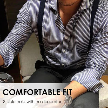 ⏳LAST DAY SALE 69 % OFF !!📢Men's X-Back Suspenders with Hook Clips