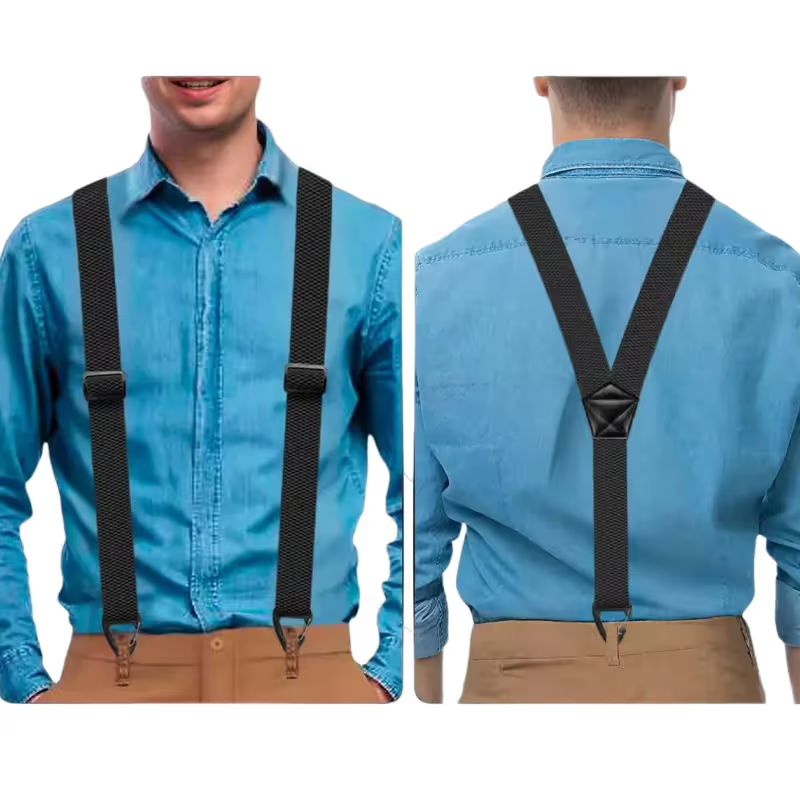 ⏳LAST DAY SALE 69 % OFF !!📢Men's X-Back Suspenders with Hook Clips