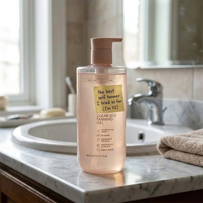 ☀️Summer Sale 49% Off☀️Clear Self Tanning Gel (400ml/13.52fl.oz) -- Sunless Tanning, Whole Body, Tropical Scent
