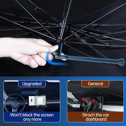 🔥Last Day 50% OFF - 2026 Upgraded Car Windshield Sun Shade Umbrella