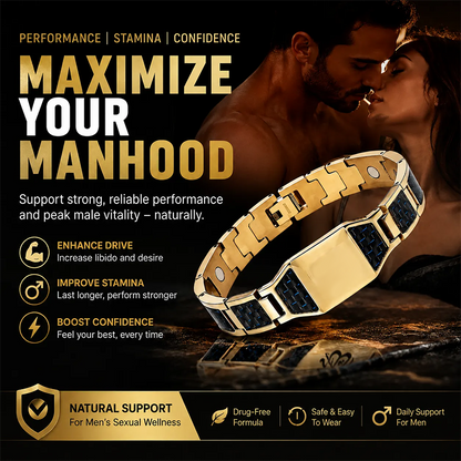✨🔥Men's Strength & Vitality Bracelet💯🎂Upgrade Your Energy, Style, and Confidence