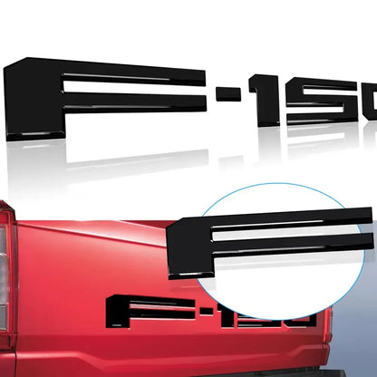 3D Raised Tailgate Letters – Premium ABS Overlay Trim Stickers
