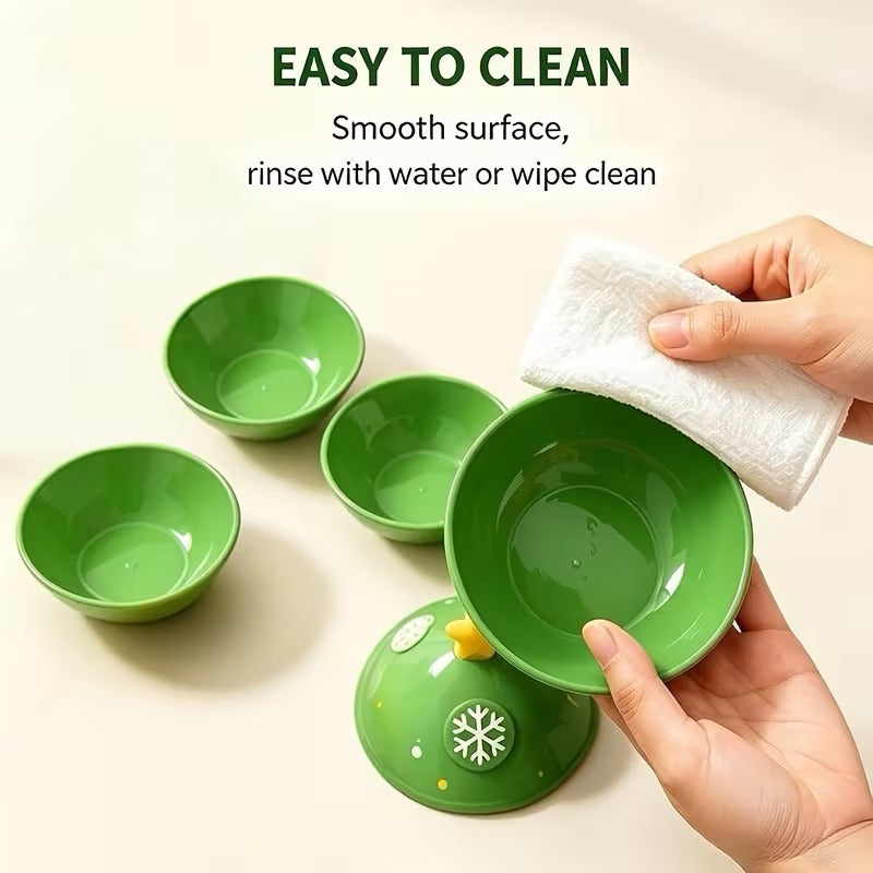 🌲5 Pack Stackable Christmas Tree Bowls