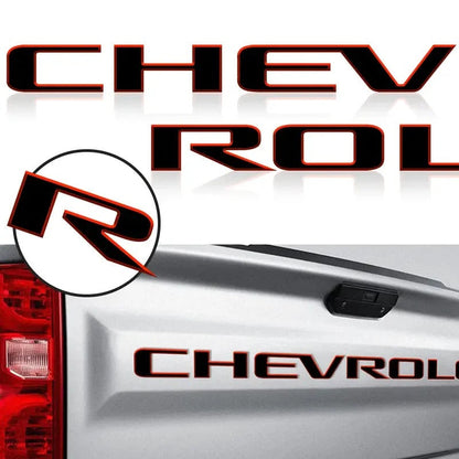 3D Raised Tailgate Letters – Premium ABS Overlay Trim Stickers