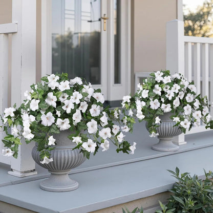 🔥 Fade-Proof, UV-Resistant Artificial Petunias – Vibrant, Colorfast Outdoor Flowers for Patio & Garden
