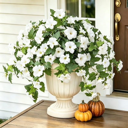 🔥 Fade-Proof, UV-Resistant Artificial Petunias – Vibrant, Colorfast Outdoor Flowers for Patio & Garden
