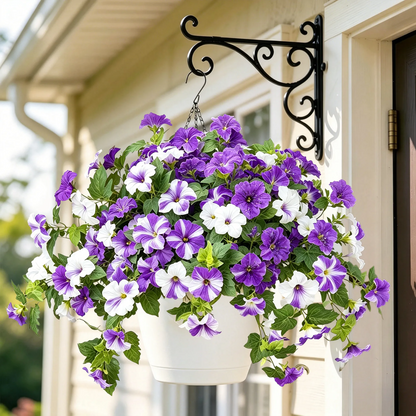 🔥 Fade-Proof, UV-Resistant Artificial Petunias – Vibrant, Colorfast Outdoor Flowers for Patio & Garden