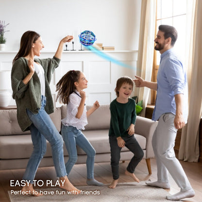 Flying Orb Ball Toy: Hand-Controlled Boomerang Spinner with LED Lights