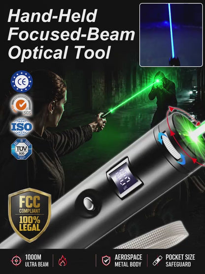 Hand-Held Focused-Beam Optical Tool